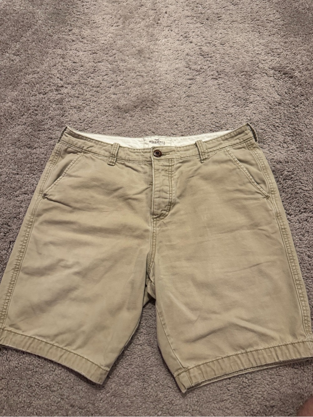 Hollister Men's Khaki Chino Shorts